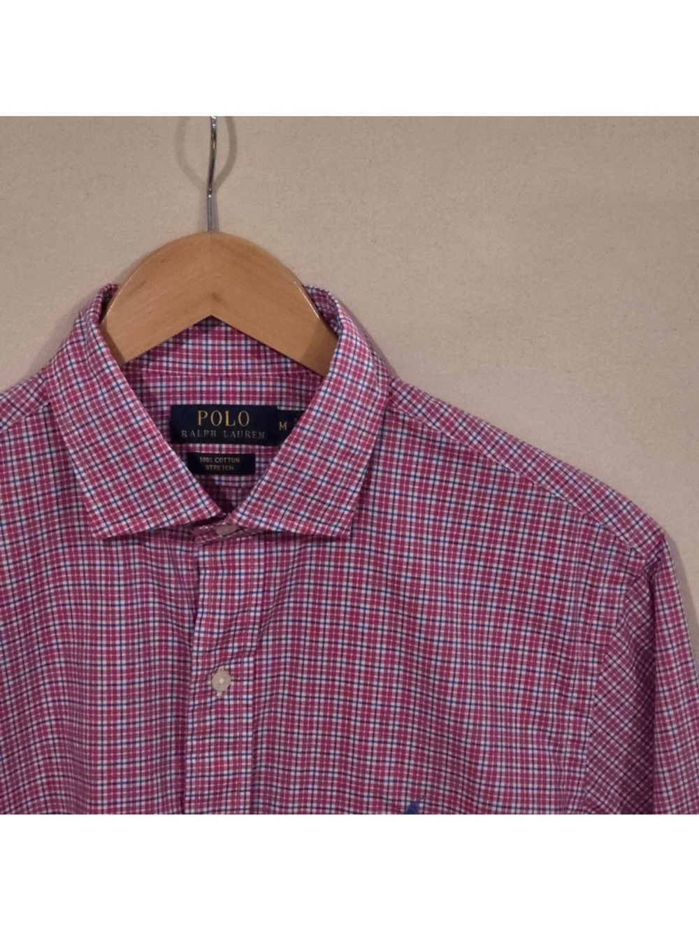 Polo Ralph Lauren 100% Cotton Stretch Button Down M